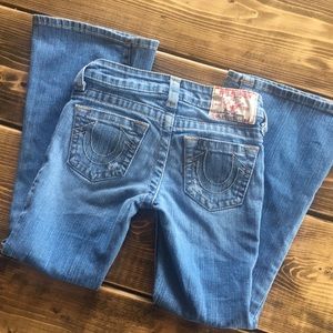 Girls flare leg jeans